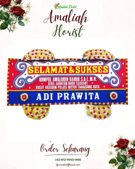 Papan Bunga Ucapan Selamat Ballroom Wedding Bekasi
