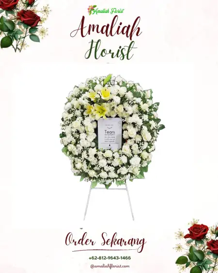 Krans Bunga Duka Ballroom Wedding Bekasi